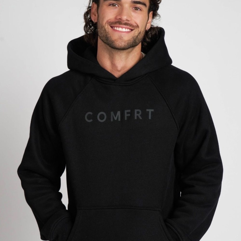 “COMFRT” Unisex Tranquil Obsidian Hoodie
